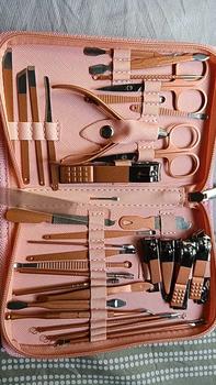 Product Review of Manicure Set 32 in 1 Alat perawatan kuku 1 Set isi 32pcs Set Manikur Perawatan Kuku gunting nail tangan Kotoran Mempercantik from S**i N** 0
