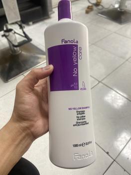 Product Review of Dầu gội tím khử ánh vàng FANOLA NO YELLOW 1000ML giữ cho tóc nhuộm, tẩy bền màu, Đổi Màu Tóc, Dưỡng Tóc from D**g B**e H**r 0