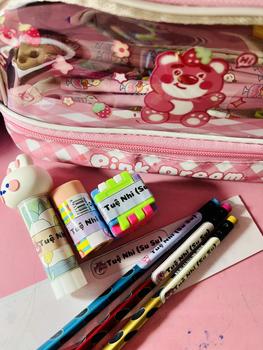 Product Review of Sét 100 tem STICKER cute in tên bé dán đồ dùng học tập from S**o 0