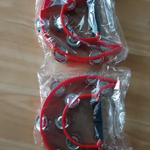 Alat Musik Tamborin Tambourine Double Ring Plastik Kecrekan Tambourine Tamborine Speeds 049-03