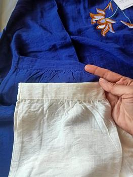 Product Review of Áo Trung Niên Nữ Thêu Hoa Thanh Lịch, Áo Kiểu Nữ Bigsize Tặng Mẹ Chất Liệu Cao Cấp Mềm Nhẹ Mát - AKH.64 from V** V** V** 1