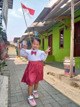Product Review of Dress Knits Anak Perempuan usia 1-6 Tahun variasi salur pita Lengan panjang Anak-Anak Gaun setelan from u**y 0