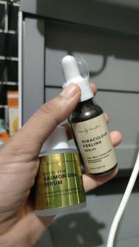Product Review of [Beauty Lux Skin] [2pcs] DNA SALMON Mochi Skin Serum + Miraculous Peeling Serum | Perawatan Tanda Penuaan Anti Aging Eksfoliasi Pencerah Wajah from K**I 0