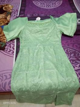 Product Review of Dress Brukat Amanda / Dress brukat / Dress wanita / Dress kondangan Cantik Casual Panjang Velvet Formal Sabrina Nyaman Pesta Mewah Gaun from C**7 1