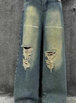 Product Review of Quần Jean Xuông Rách SEE Cạp Chun Cho Bé Gái Ong Women Dáng Suông Sz 11-15 Hàng Việt Nam Pants dài from 𝙲**🪿 0
