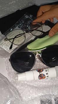 Product Review of (BELI1 GR4T1S 1)FRAME KACAMATA BESI CAT EYE QINAN SERIES Bluecromic Frame Perempuan Antiradiasi Blueray Cewek Lensa Photocromic Glasses Eyewear from r**~ 2
