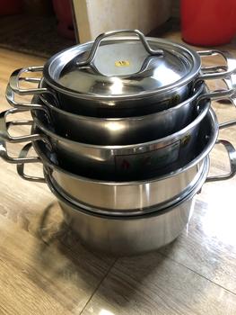 Product Review of BỘ 5 MÓN INOX KLINS CAO CẤP (NỒI 16-NỒI 18_NỒI 20_NỒI 22_XỬNG 22CM) from T**h L**n 9** 0