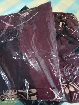Product Review of Gamis Rayon Premium Bunga Polos Kotak from b**o 0