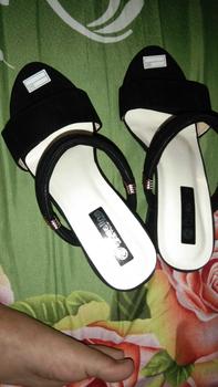 Product Review of RMG1 sandal Perempuan heels terbuka lucu viral tiktok kekinian korea terbaru 2023 hitam merah marun Santai Bisnis from _** 0