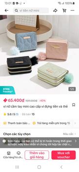 Product Review of ví nữ cầm tay mini cao cấp ví đựng tiền và thẻ Da from H** H** 0