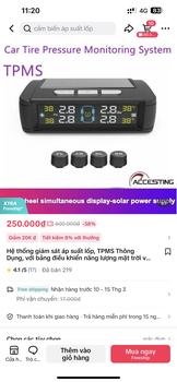 Product Review of Hệ thống giám sát áp suất lốp, TPMS Thông Dụng, với bảng điều khiển năng lượng mặt trời và sạc USB, xe thông minh, 4 cảm biến bên ngoài, màn hình LCD thời gian thực from h**e 0