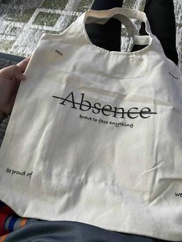 Product Review of Cute Print Large Capacity Shopping Bags Canvas Tote Bags Bag Eco Fabric Totebag from y**a 0