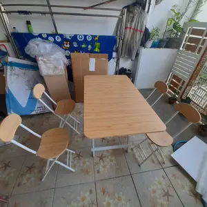 Homedoki Kursi Lipat / Bangku Lipat / Bangku Lipat Portable / Kursi Makan Lipat / Kursi Makan Kayu / Bangku Kayu / Kursi Kayu Minimalis Chairs Furniture