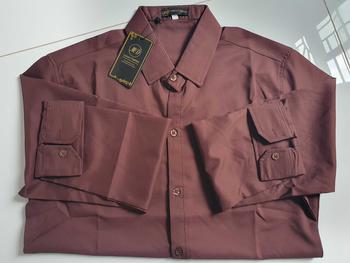 Product Review of Sơ Mi Lụa Màu Trơn Tay dài chất liệu lụa mềm mịn phom body Áo Menswear Trắng from T**n 0