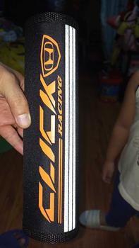 Product Review of CLICK V2 SHOCK COVER 1PC WITH REFLECTORIZE LINING GOLD / SILVER / RED / BLUE / ORANGE / PINK WATERPROOF 330MM STANDARD REAR SHOCK ABSORBER PROTECTOR FOR HONDA CLICK 125i / 150i V2 MOTORCYCLE from J**N 1