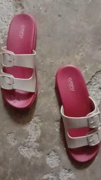 Product Review of LUOFU E 7188 -B2K5WS SIZE 36-40  l Sandal Selop ban 2 jelly wanita l Sendal kokop cewek impor from A** F**a 0