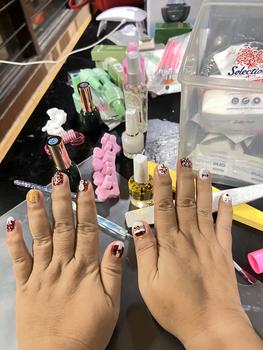 Product Review of (BANTING HARGA) PAKET (D) SUPER LENGKAP Professional Nail Art / ￼Alat kutek kuku nail art set Kutek Gel Lampu Kuku UV 48Watt / PAKET LENGKAP USAHA NAILART from k**z 0
