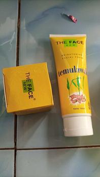Product Review of Paket cream temulawak the face 3in1 Day&Night + facial foam Perawatan Wajah from t**a 0