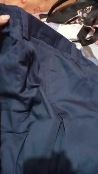 Product Review of ameL Rok SPAN 1 SMP MTs SMA lipat depan twis drill Siswi Sekolah Wanita Panjang Katun Tebal Kantor Formal Kerja Hitam Basic from u**2 0