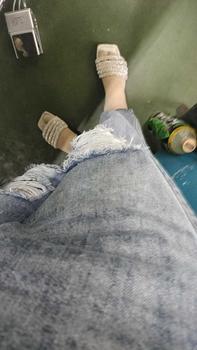 Product Review of Quần Jean Baggy Nữ Rách Thêu Lai DB01 - Quần Baggy Bò Nữ Lưng Cao Dáng Ôm Tôn Dáng Chất Cotton Không Giãn - TK Chic from 🔑**O B** C** A** ❤** 0