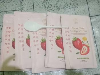 Product Review of Qbast Qelsea 5 Pcs Glutathione 360 mg Collagen Drink Pencerah Mencerahkan from 孩**親 2