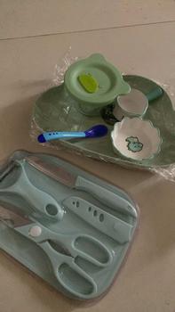 Product Review of Set dao thớt Misan chế biến đồ ăn dặm cho bé Voi Kem from @**a H** 0