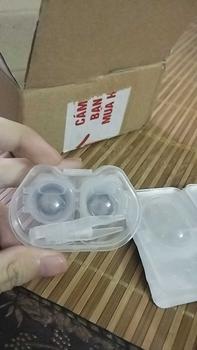 Product Review of Kính Áp Tròng Silicone Hydrogel Màu Đen Only Black, Lens Mắt Hàn Quốc RUBYEYES [Tặng Kèm Khay Dụng Cụ Đeo] from G**t 2