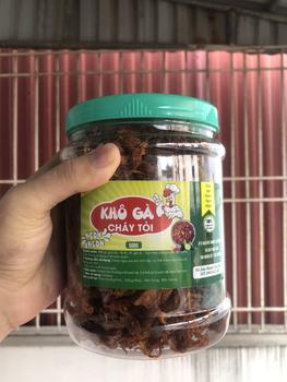 Product Review of KHÔ GÀ CHÁY TỎI NHÀ LÀM DAI NGON ĐẶC BIỆT Snack Ăn Vặt Food Thức Ăn from @**t 0