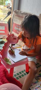 Product Review of Meja Belajar Projector Painting Meja menggambar Anak Mainan Furniture Edukasi Melukis Mewarnai Anak SPEEDS 025-3 from 🌺** 2