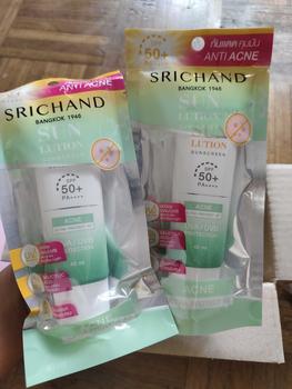 Product Review of SRICHAND กันแดดสกินแคร์ สูตรคุมมันคุมสิว ซันลูชั่น แอคเน่ แคร์ ซันสกรีน เอสพีเอฟ 50+ พีเอ++++ ขนาด 40 มล. from M**3 1