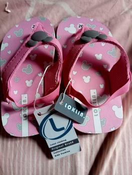 Product Review of Loklin Sandal Jepit Anak Perempuan Sendal Bayi Flip Flop Minnie Mouse from A**A 0
