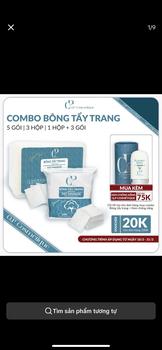 Product Review of Combo Bông Tẩy Trang Ép Định Hình Q.P Cosmétique Không Xơ Rách, Hạt Massage Sạch Sâu from H**🌻 2