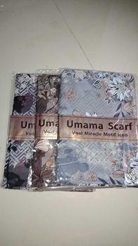 Product Review of PAKET USAHA HIJAB SEGI EMPAT UMAMA MOTIF 100 RIBU 6 PCS Logo Metal Voal Square Gold Muslim Kerudung Mewah Lembut Nyaman Cantik from S**💫 1