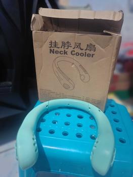 Product Review of KIPAS ANGIN GANTUNG LEHER PORTABLE / KIPAS ANGIN USB PORTABLE / MINI FAN COOLER / MINI NECK FAN / KIPAS LEHER Unixmarket from F**a c** 0