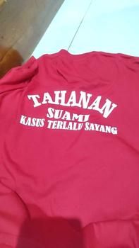 Product Review of KAOS TAHANAN SUAMI / COD KAOS OBLONG LENGAN PANJANG  DAN PENDEK/ KAOS BAJU T-SHIRT/UNISEX/BAHAN PREMIUM PRIA&WANITA Katun from A**t 0
