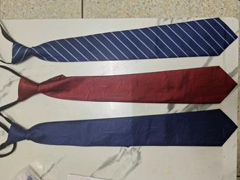 Product Review of UMZ เนคไทแฟชั่นผู้ชาย เนคไทนักธุรกิจ สีพื้น แบบซิป ไม่ต้องผูก  Men's tie from 💵**ง ฝ**💵 0