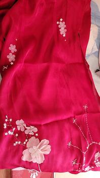 Product Review of RIMMY - Áo dài Ngọc Quyên đỏ mận thiết kế thêu đính thủ công hoạ tiết hoa mai Tết Design by Rimmy from T**ê 0