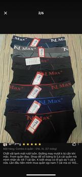 Product Review of Combo 3 Quần Sịp Nam Thun Lạnh Cao Cấp, quần lót nam co dãn đa chiều, thấm hút, kháng khuẩn tốt (MSP 226) Menswear Quần Boxer Nhung from M** P**g 0