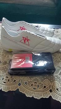Product Review of Sepatu Futsal RAF White Red XERACION ONE Dewasa" sepatufutsal c it Semua musim Pink sepatu  futsal sepatu futsal decit sepatu  futsal sepatu  ori from v**o 0