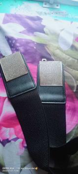 Product Review of Gesper Cewek Ikat Pinggang Lebar Sabuk Wanita Belt obi Fashion Branded Korea Panjang Import Silver Hitam Karet from n**g @**. 3