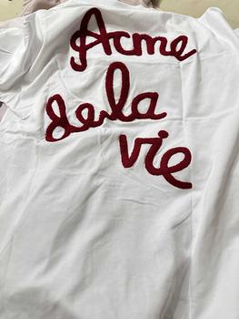Product Review of TRENDYBOUTIQUE- Áo phông cộc chữ đỏ thêu xù from @**m 1
