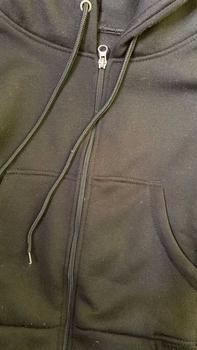 Product Review of OBLO Hoodie Crop Wanita Fllece All Size Fit Fleece Tebal Zipper from D**a A**r 0
