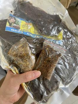 Product Review of Thịt Lợn Bản Sấy Khô Chuẩn Vị Tây Bắc 500g - Công Tình Tây Bắc - Kèm Túi Chẩm Chéo - Đồ Ăn. Food Chua Snack from l**y 3