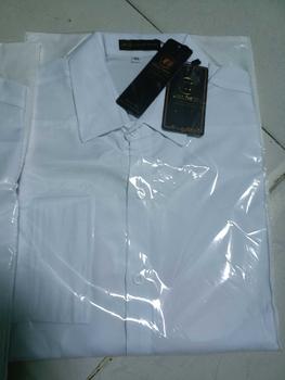 Product Review of Sơ Mi Lụa Màu Trơn Tay dài chất liệu lụa mềm mịn phom body Áo Menswear Trắng from ✨**h V** P** 0