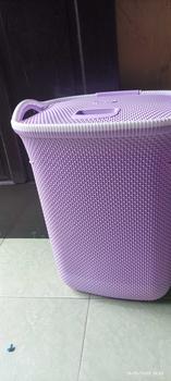 Product Review of KERANJANG BAJU PLASTIK CLUB RATTAN / CHLB 801 / LAUNDRY BASKET RATTAN CLUB CHLB 801 / LAUNDRY BASKET RATTAN MURAH Pakaian Biru Pakaian from i**e 0