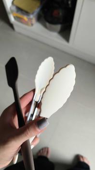 Product Review of Thìa silicon, chịu nhiệt độ cao, thìa chảo rán, chống dính, dụng cụ cạo kem, tùy chọn hai tông màu, đồ dùng nhà bếp, đồ gia dụng, nấu ăn, đồ dùng nhà bếp from s**0 1