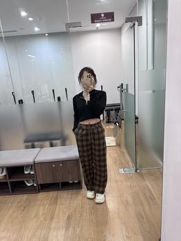 Product Review of [DEAL MỞ BÁN] Quần Kẻ Suông Nữ Chất Umi Dạ Mềm Mịn Co Giãn Dày Dặn Women from D**m M** 0