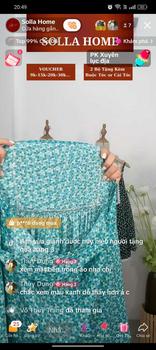 Product Review of SOLLA HOME - Bộ Mặc Nhà Women Nữ Hai Dây Áo Sếp Li Xoè Cánh Quạt from M**n 1