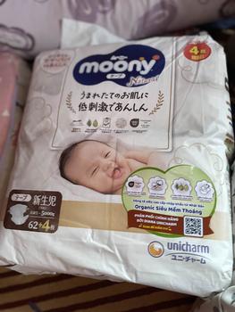 Product Review of Bỉm Moony Natural size NB63/S58/M46/L36/L38/XL32 cho bé from M**o 1