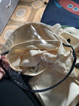 Product Review of Áo choàng chống nắng cho bé có tấm chắn bụi họa tiết gấu Hàn Quốc chất cotton da cá mềm mịn thoáng mát Vải Cotton from C** Ú**s 0